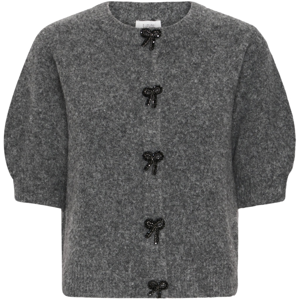 B.YOUNG dame cardigan BYOMEA - Dark grey melange