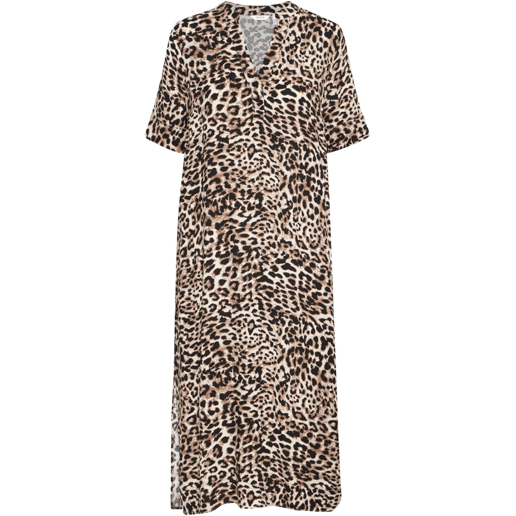 B.YOUNG dame kjole BYMMJOELLA - Birch LEOPARD