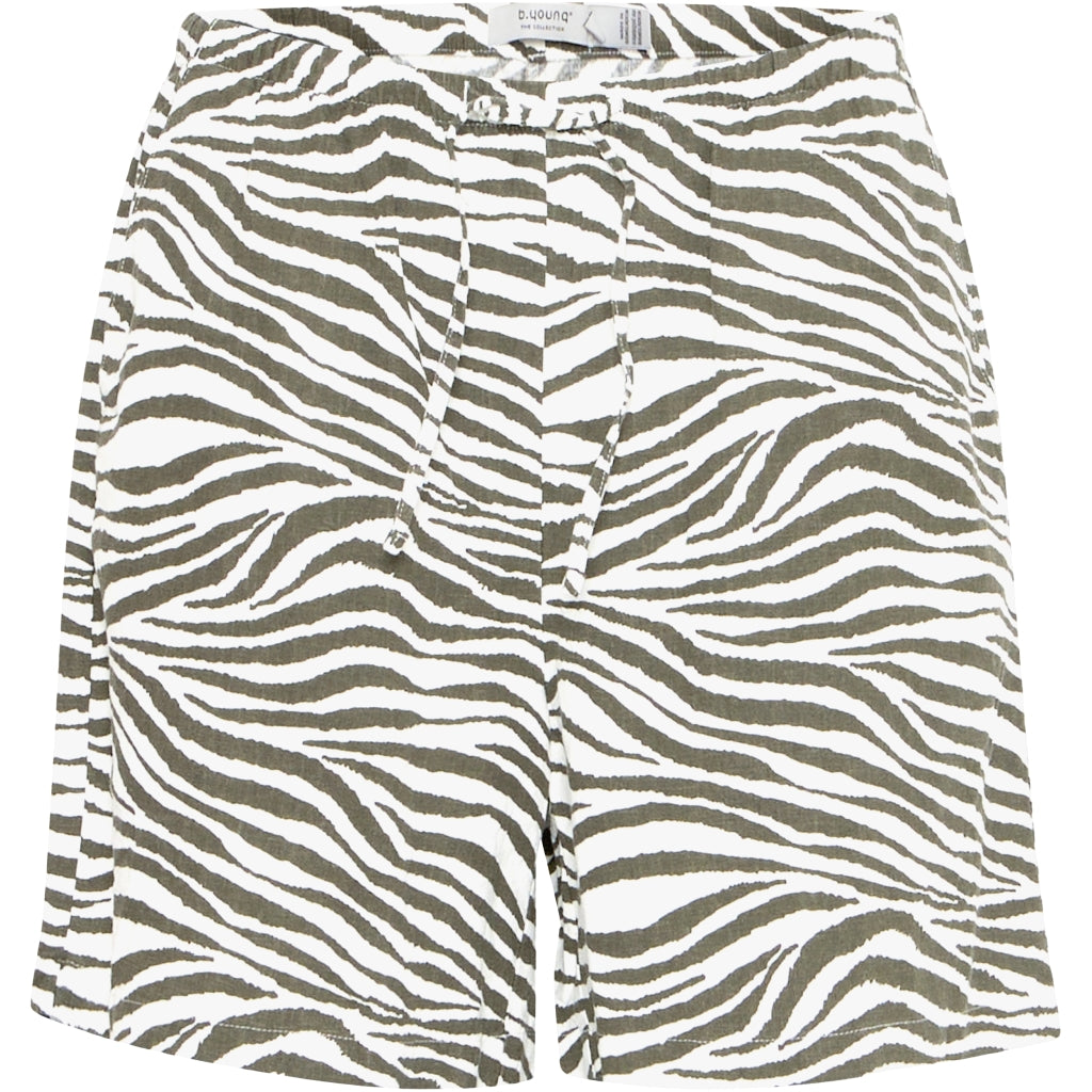 B.YOUNG dame shorts BTFALAKKA - Animal Kalamata Mix