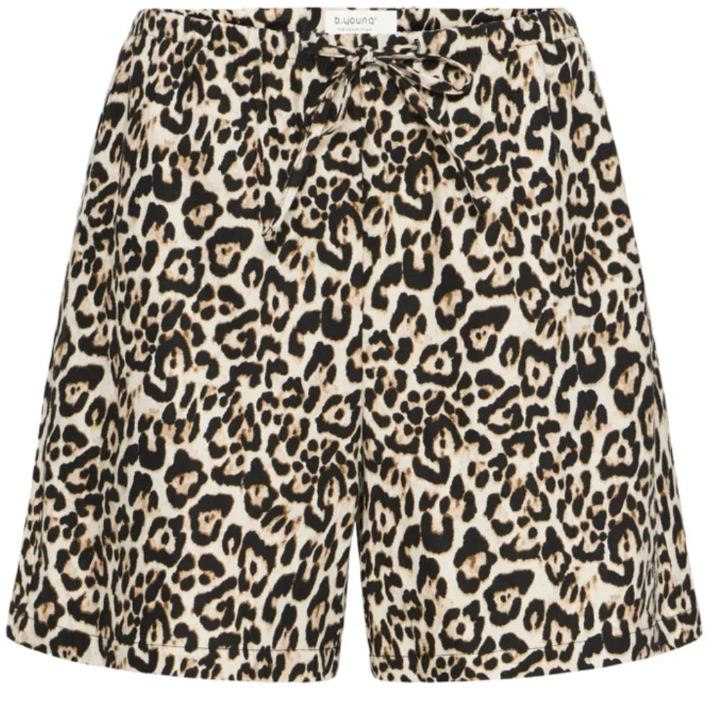 B.YOUNG dame shorts BTFALAKKA - Rainy Day Leopard Mix