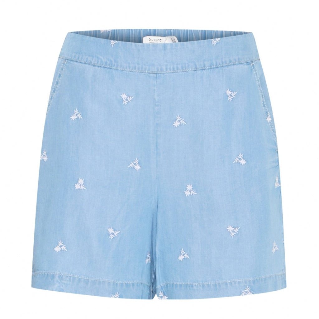 B.YOUNG dame shorts BYKOSMO - Light Blue Denim