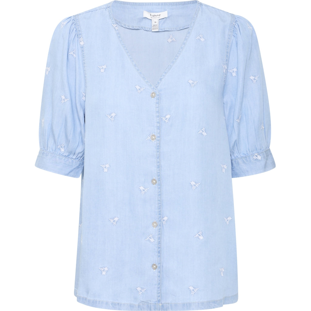 B.YOUNG dame skjorte BYKOSMO - Light Blue Denim
