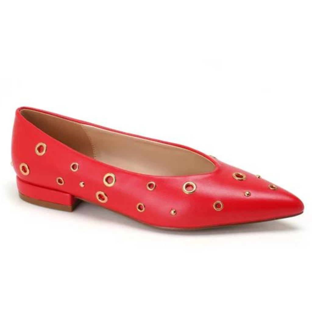 Edith dame sko 77-575 - Red