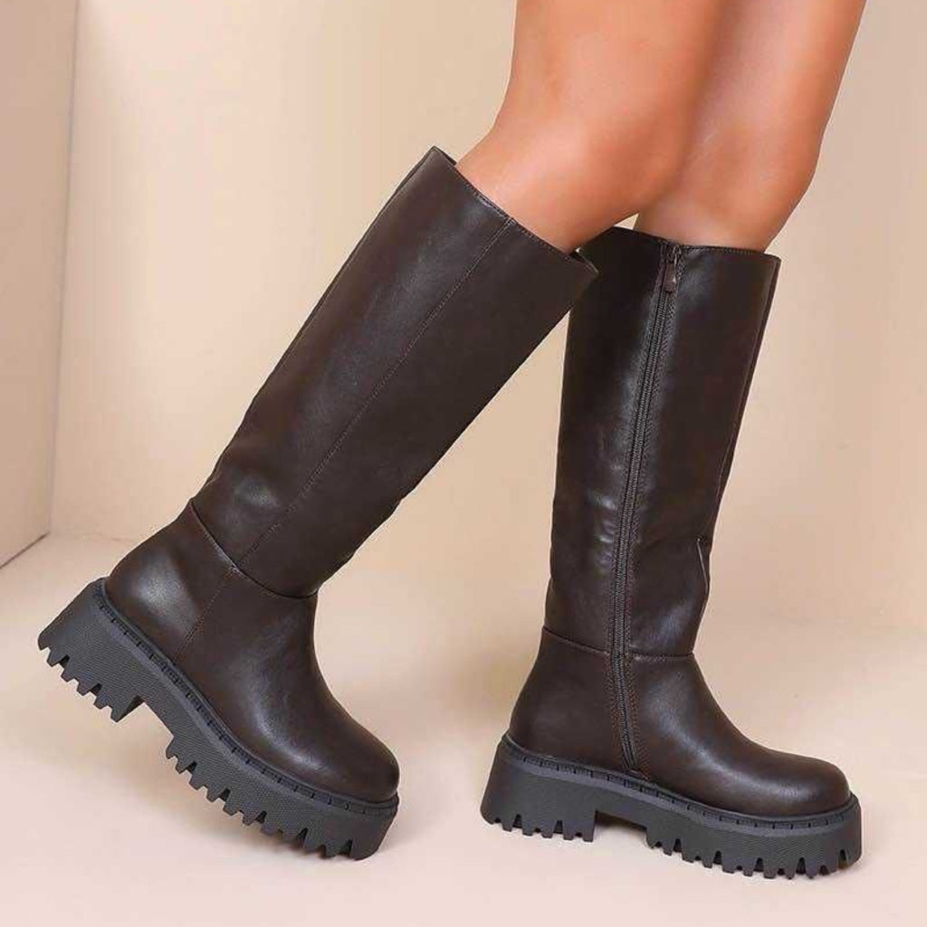 Estrid dame støvler WZ-75 - Brown