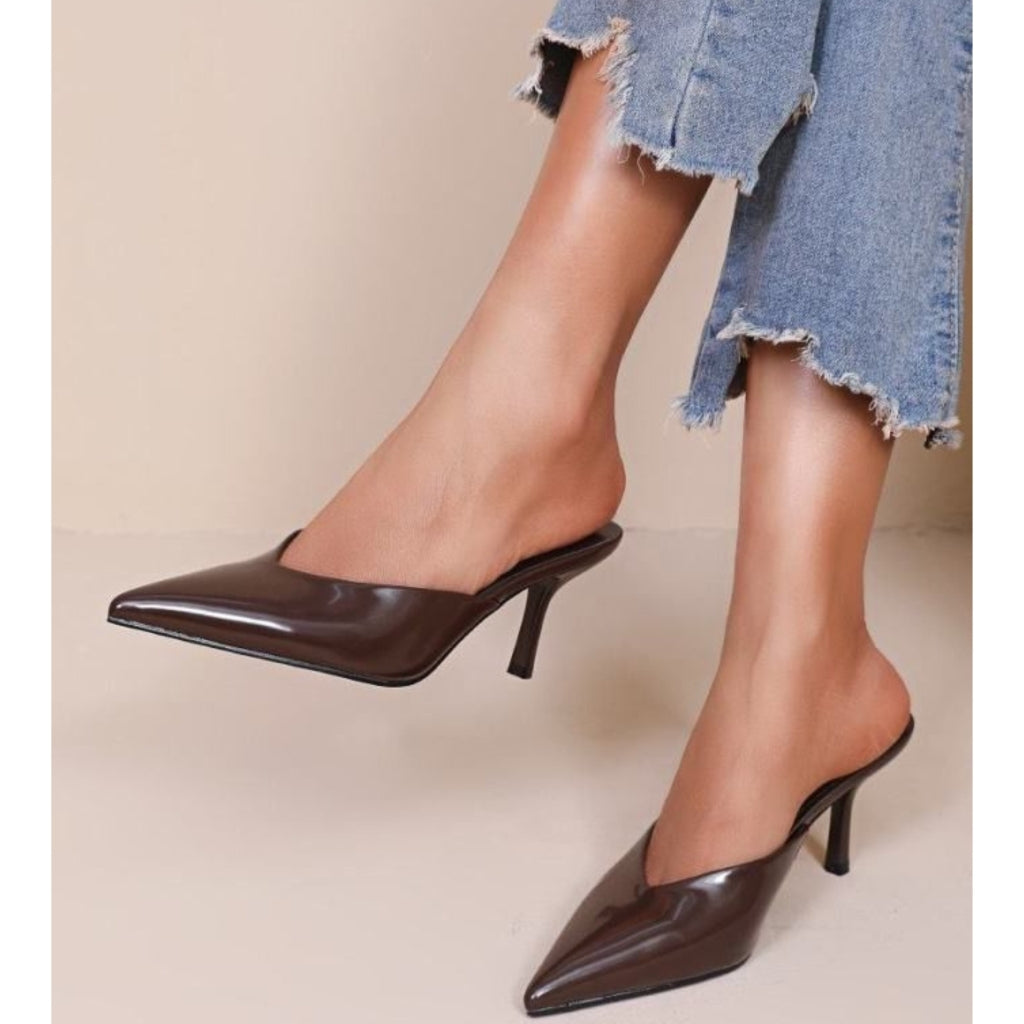 Fanny dame stiletter DA-211 - Brown