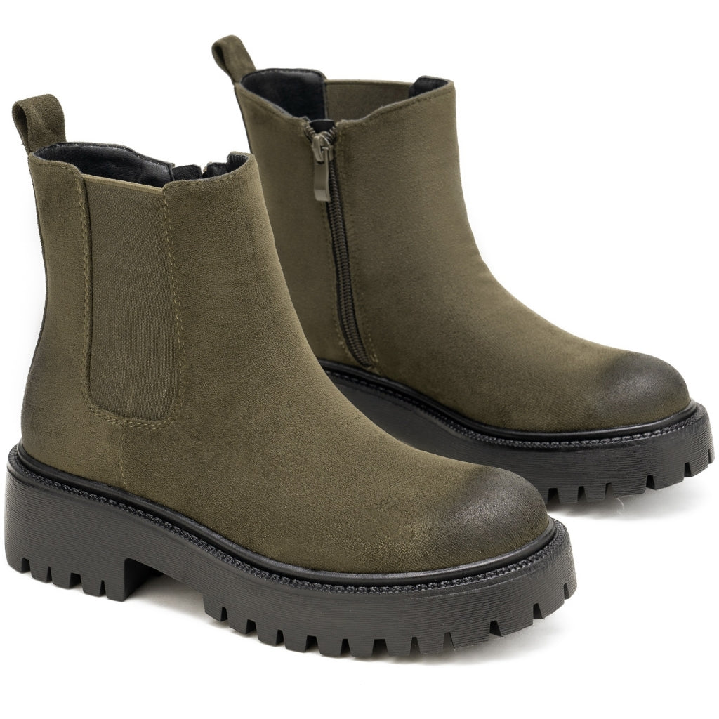 Florette dame støvler 68335 - Green