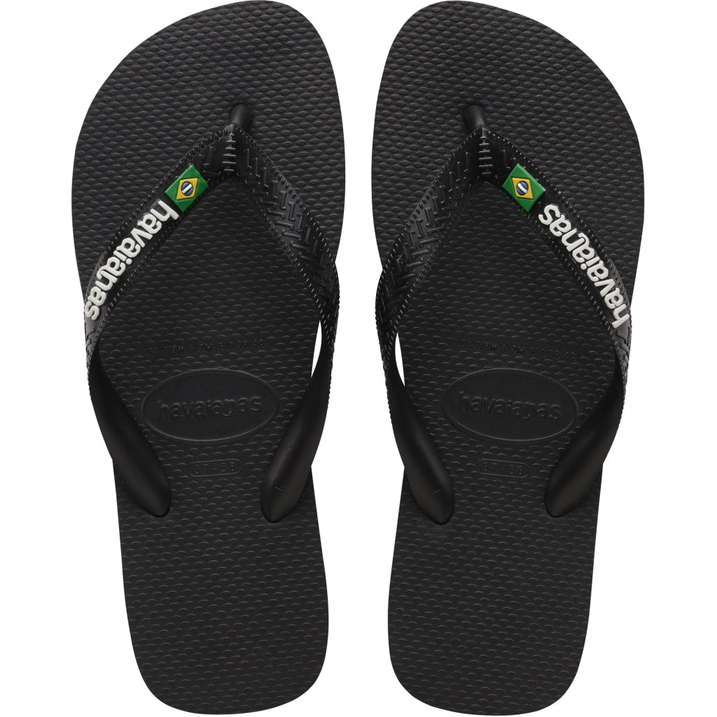 Havaianas Slippers Unisex Brazil Logo 4110850 - Black1069