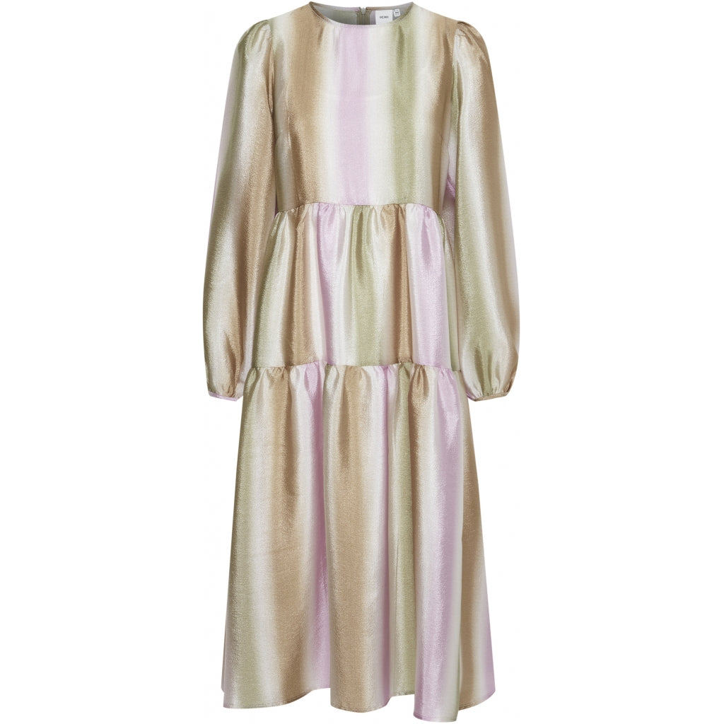 ICHI dame kjole IHVALORIE RAINBOW - Multicolor ICHI dame kjole IHVALORIE RAINBOW - Multicolor