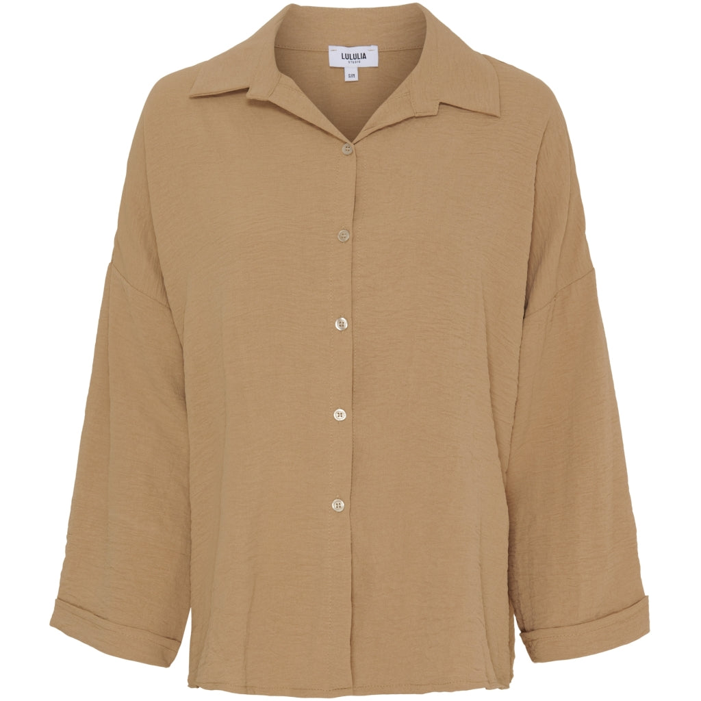 Lululia Dame Skjorte LuAnna 2002 - Camello Lululia Dame Skjorte LuAnna 2002 - Camello