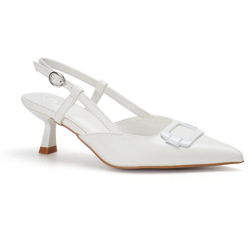 Malvina dame stiletter 77-589 - White
