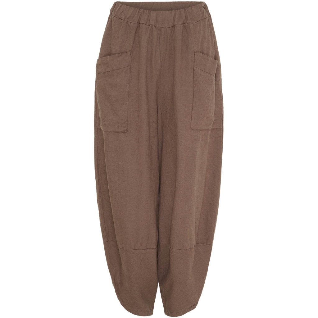 Marta Du Chateau dame bukser MdcMaud 62381-1 - Cold brown