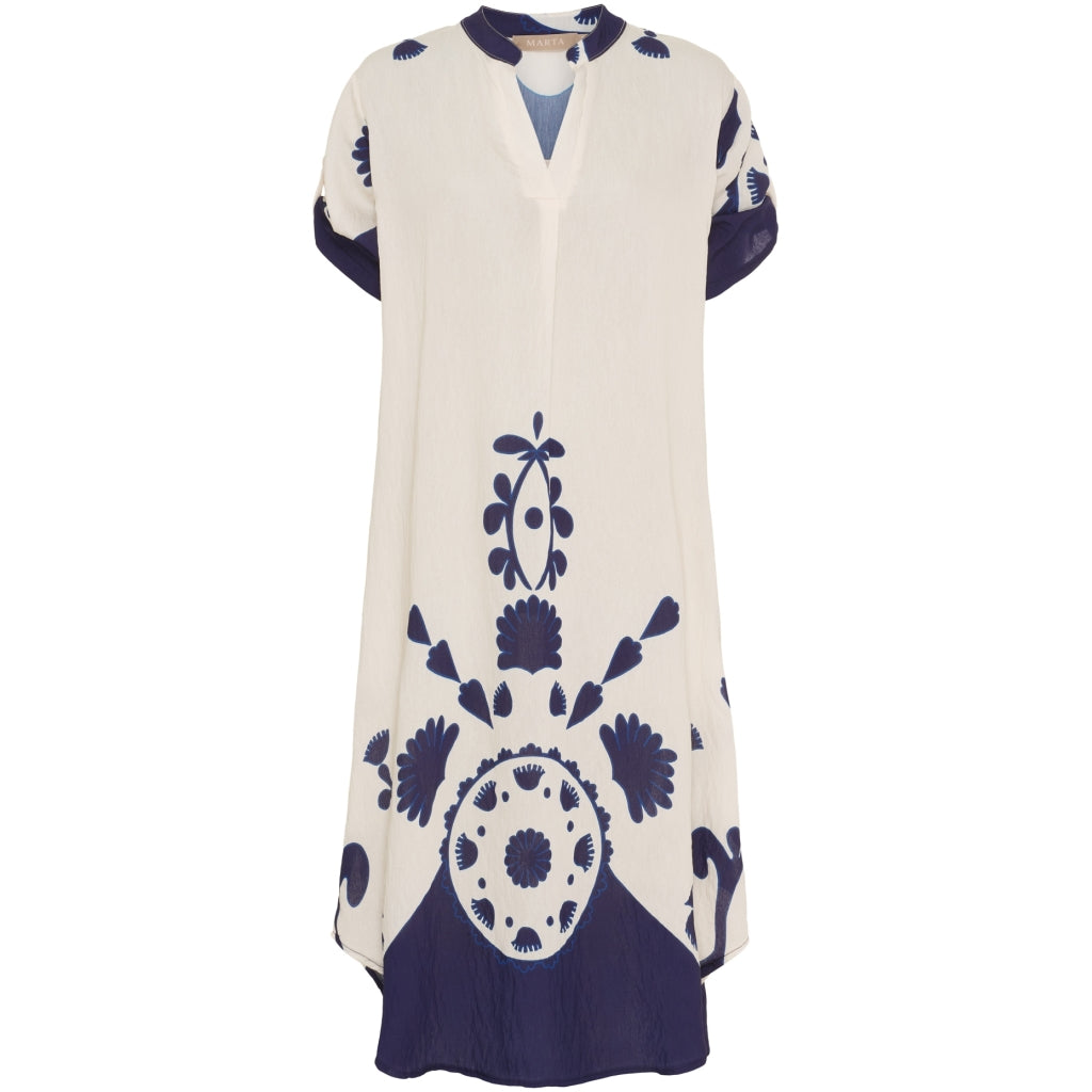 Marta Du Chateau dame kjole MdcHelma 5677 - Blue-V4058tpi