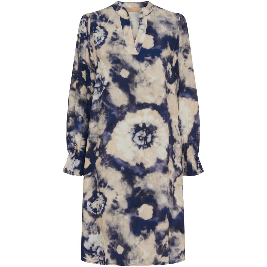 Marta Du Chateau dame kjole MdcPernille - Blue3144 Marta Du Chateau dame kjole MdcPernille - Blue3144