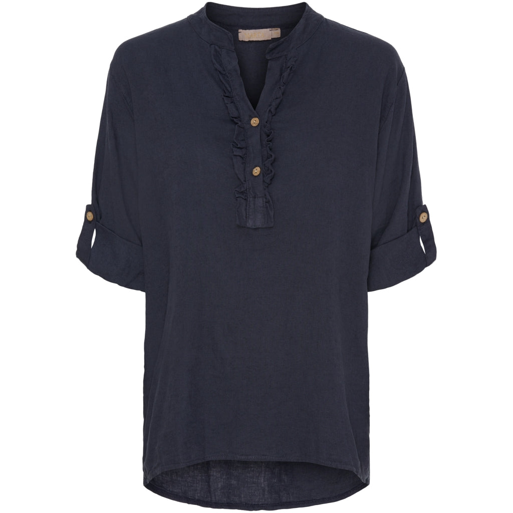 Marta Du Chateau dame skjorte 85137-1 - Navy5512