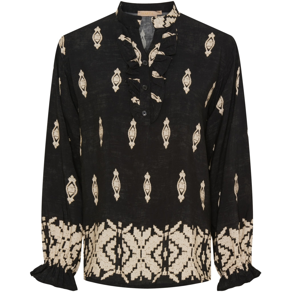 Marta Du Chateau dame skjorte MdcAya 5891 - Nero7308pf Marta Du Chateau dame skjorte MdcAya 5891 - Nero7308pf