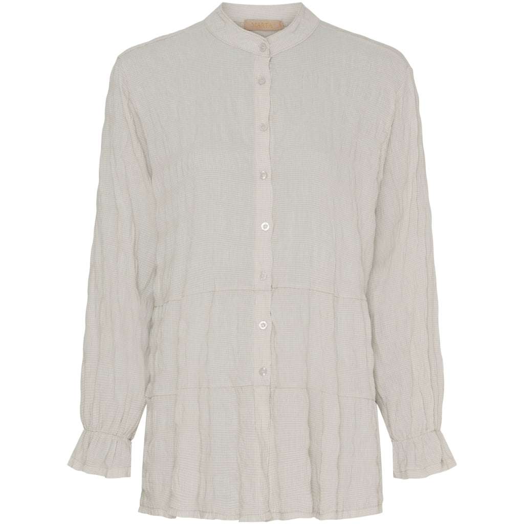 Marta Du Chateau dame skjorte MdcNamoi - Beige Marta Du Chateau dame skjorte MdcNamoi - Beige