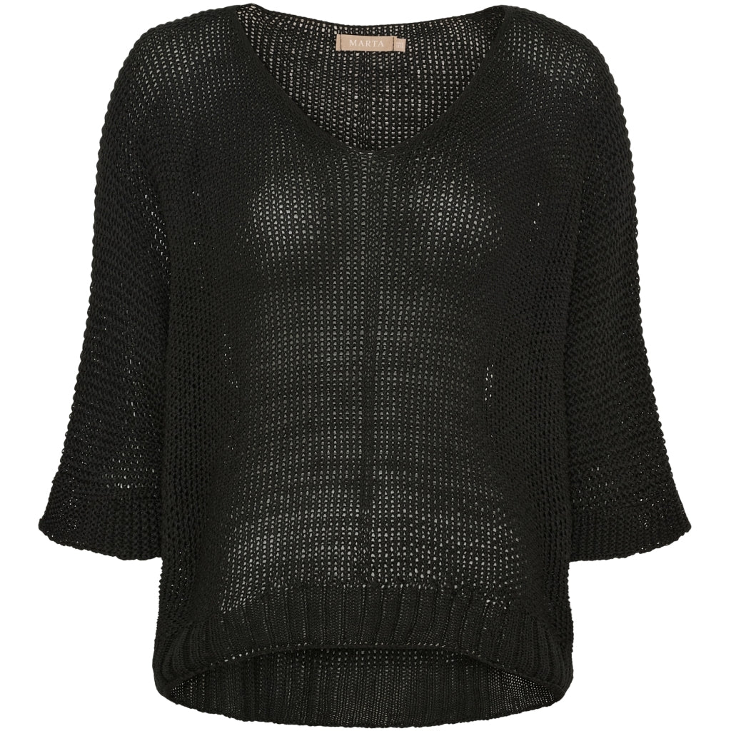 Marta Du Chateau dame strik 7010 - Black