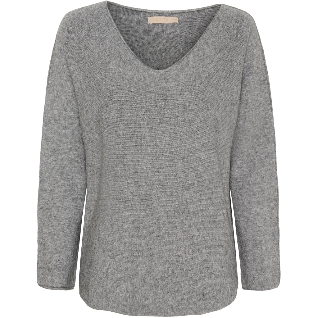 Marta Du Chateau dame strik MDCCelina 5002 - AWMediumGrey2002