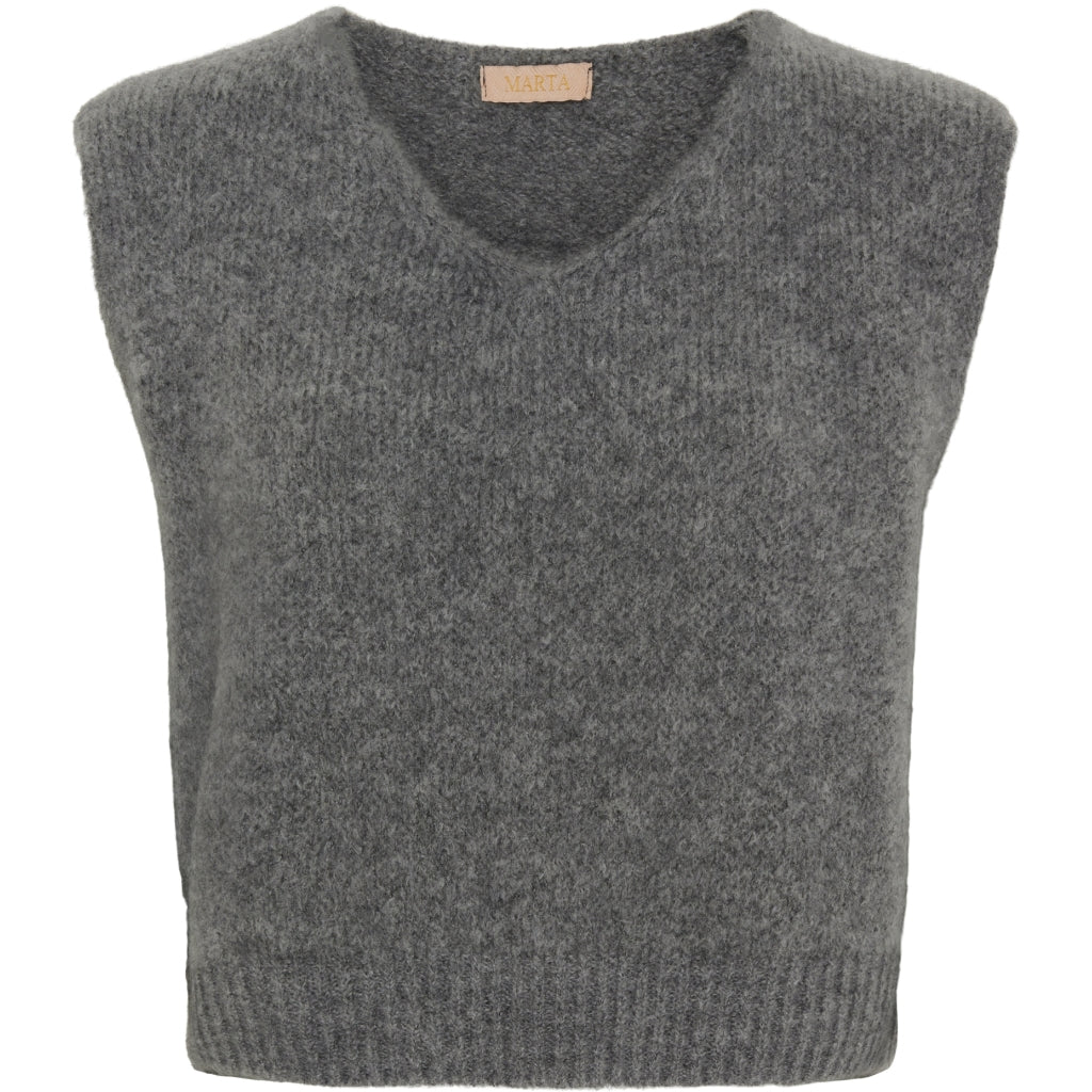 Marta Du Chateau dame vest MdcMarlene 5114 - Grey2901