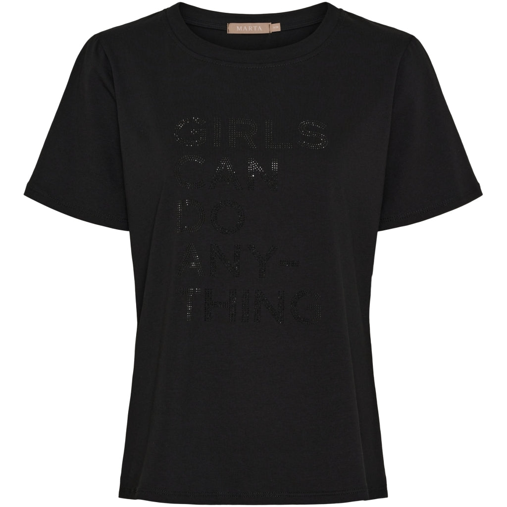 Marta du Chateau dame T-Shirt MdcSunshine 38188M - Black