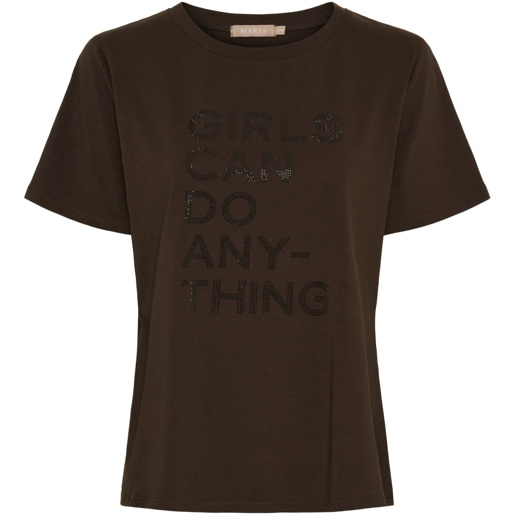 Marta du Chateau dame T-Shirt MdcSunshine 38188M - Moro