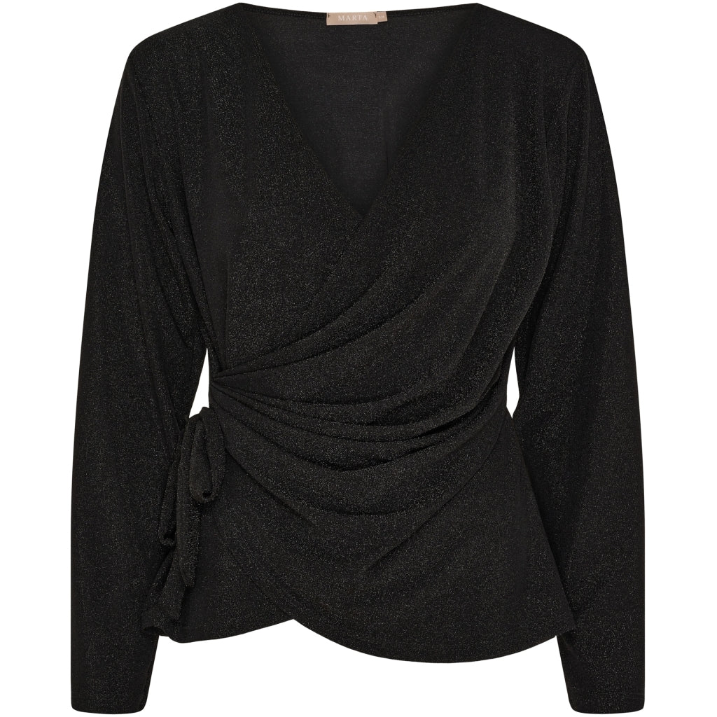 Marta du Chateau dame bluse MdcAndi 1612 - Black