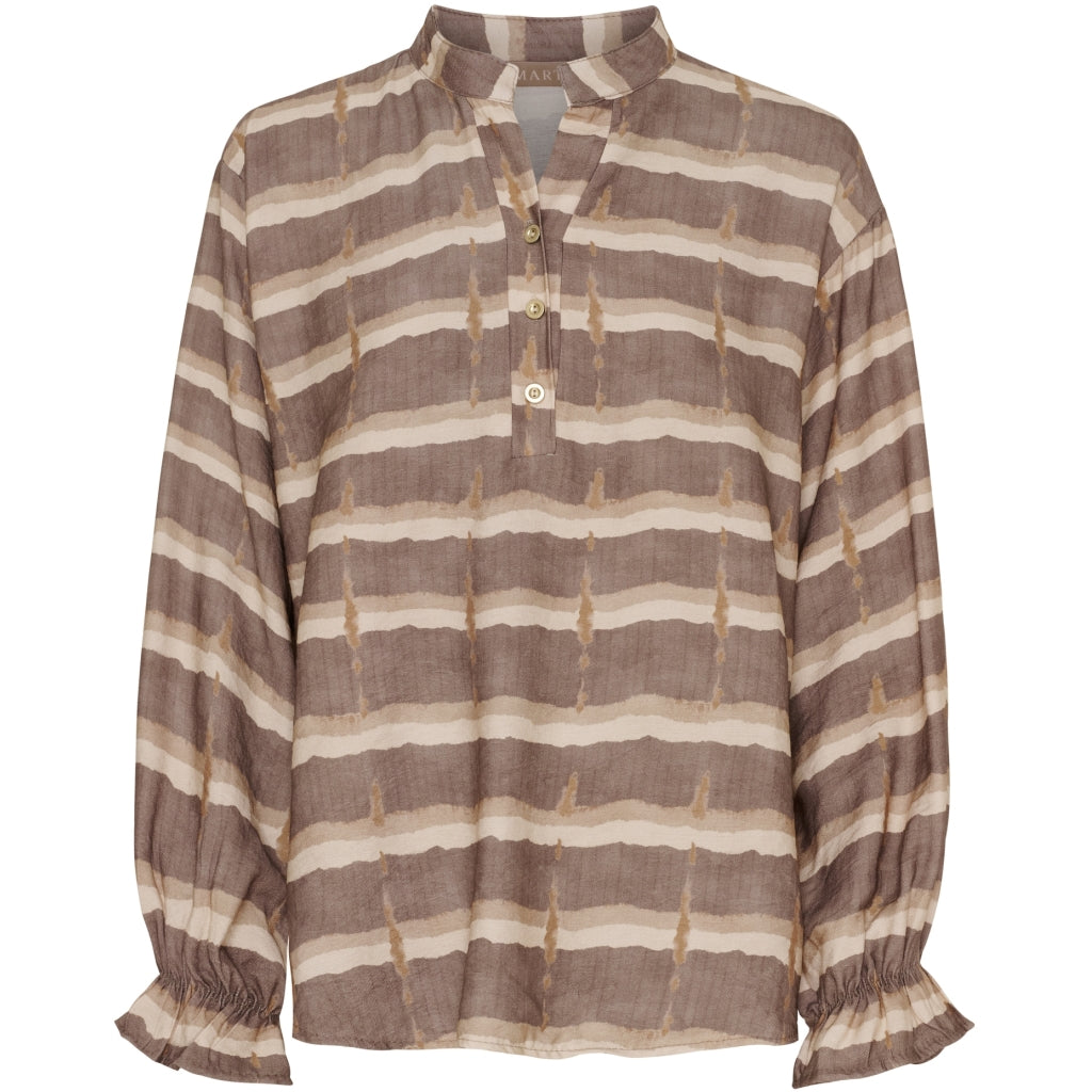 Marta du Chateau dame bluse MdcAspen 7704 - Fango