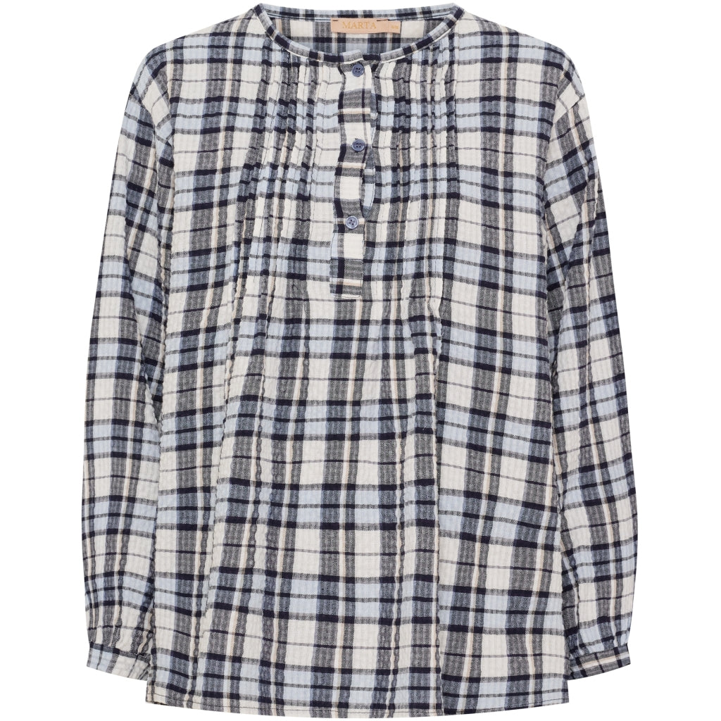 Marta du Chateau dame bluse MdcAstree 258008 - Blue43 Marta du Chateau dame bluse MdcAstree 258008 - Blue43