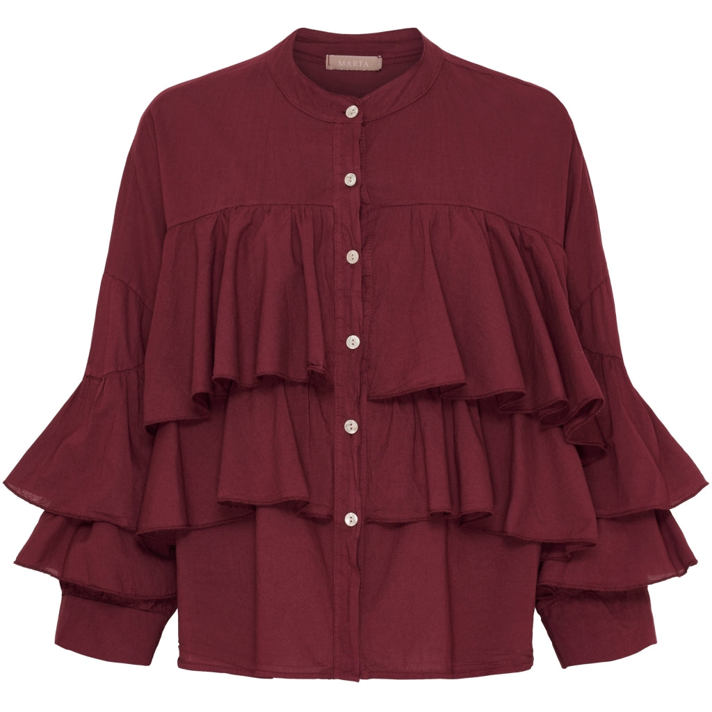 Marta du Chateau dame bluse MdcDebbie 258638 - Bordeaux6269