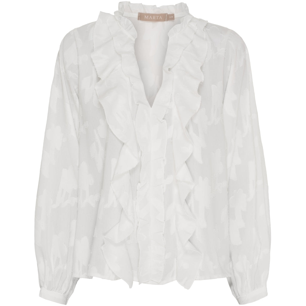 Marta du Chateau dame bluse MdcElea 58221 - White