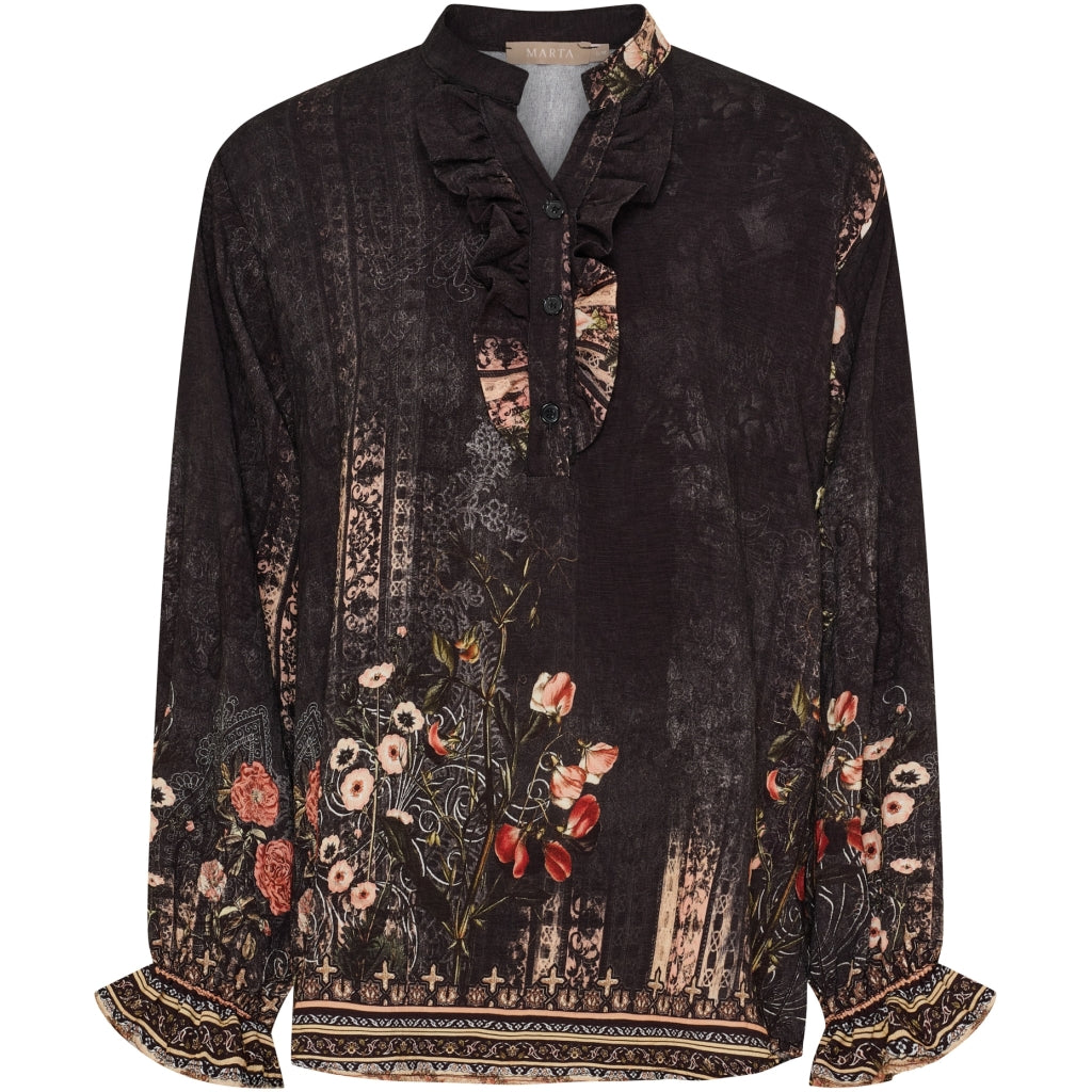 Marta du Chateau dame bluse MdcJoceline 5891 - Nero5295tpg
