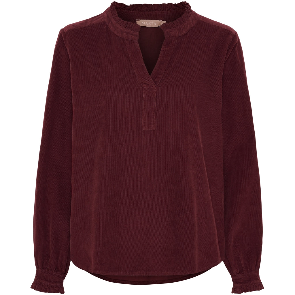 Marta du Chateau dame bluse MdcMorgana 2518115V - Bordeaux6269