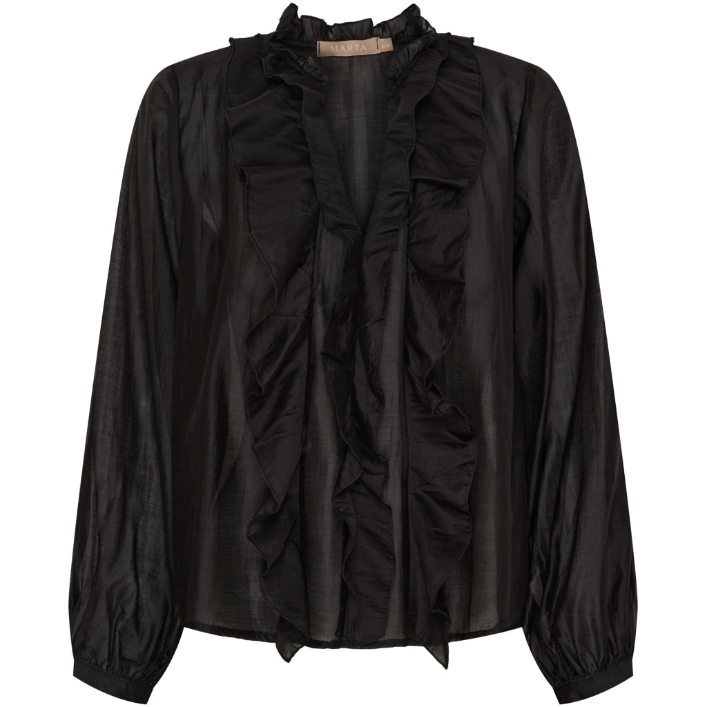 Marta du Chateau dame bluse MdcNaira 58221M - Black