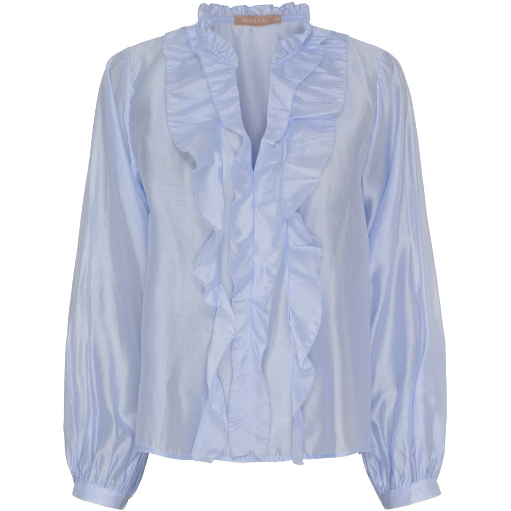 Marta du Chateau dame bluse MdcNaira 58221M - LightBlue982