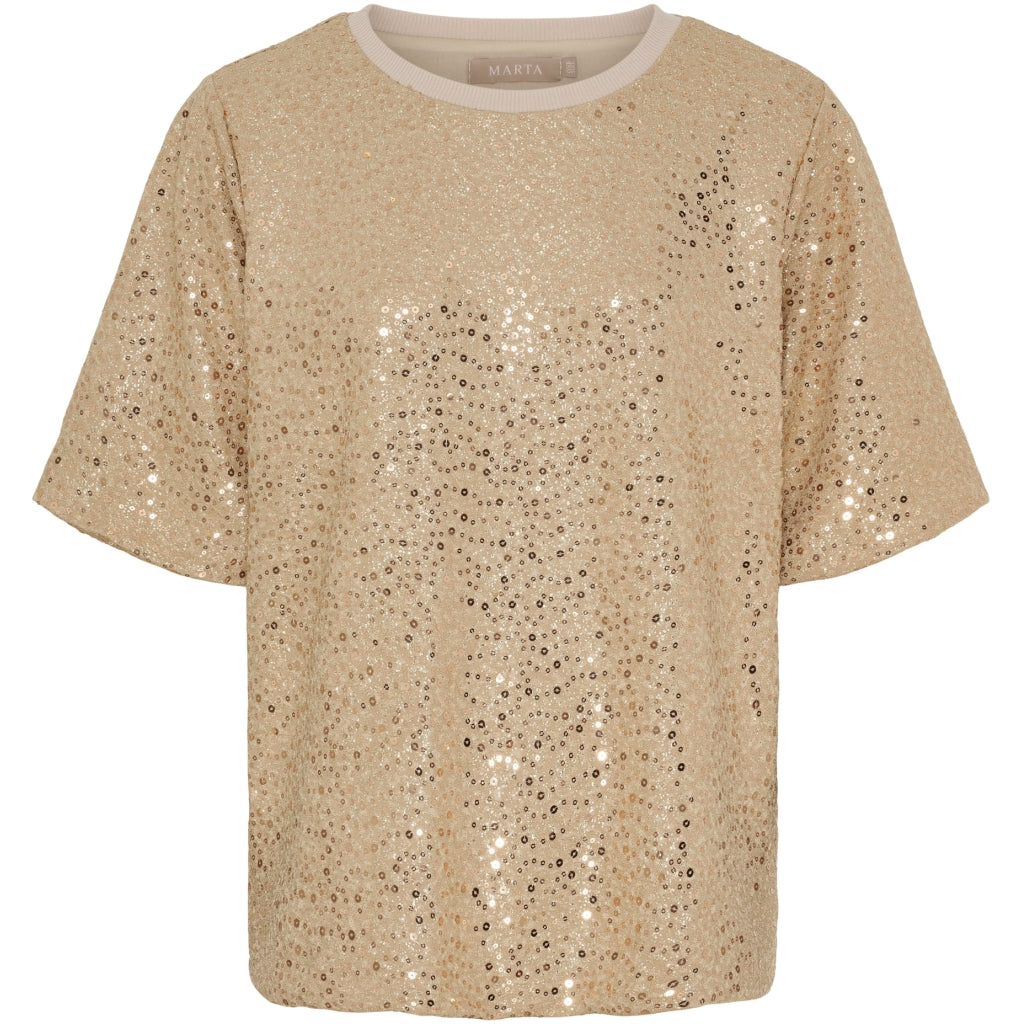 Marta du Chateau dame bluse MdcNynne 7693 - Champagne