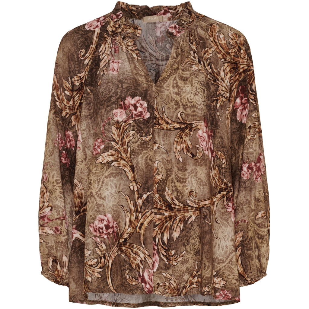 Marta du Chateau dame bluse MdcOctavia 003B - FangoVOH4988