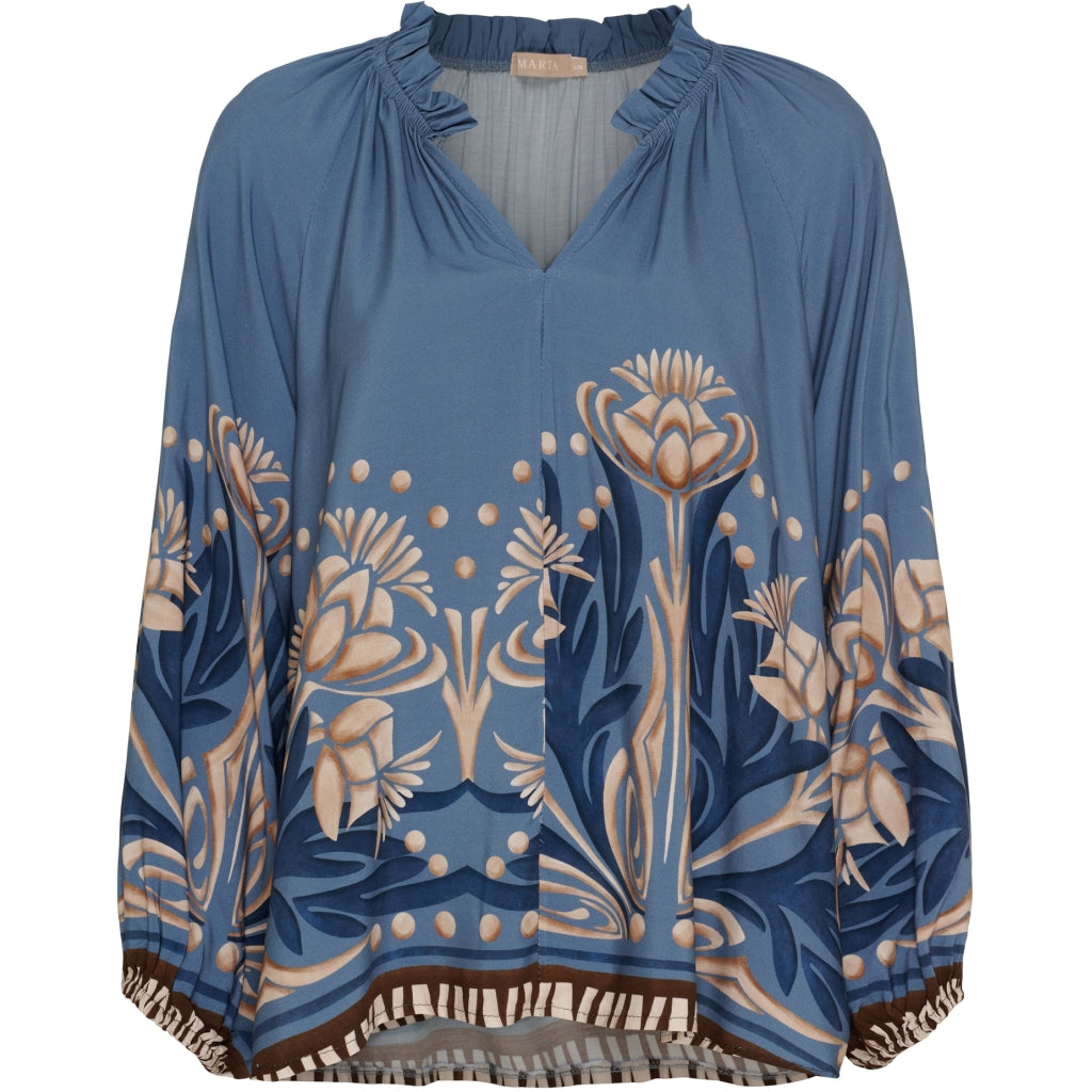 Marta du Chateau dame bluse MdcOctavia 003B - JeansNG313BA