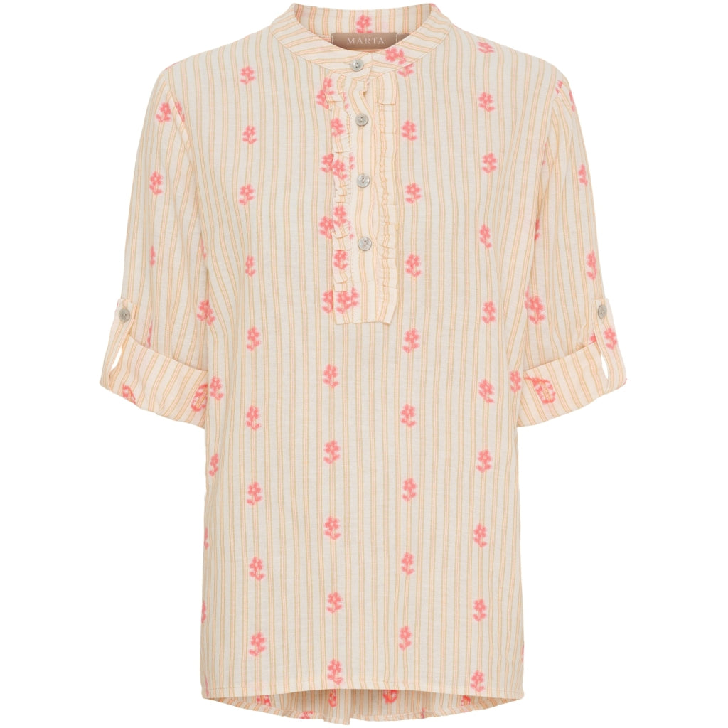 Marta du Chateau dame bluse MdcSabrina 85137-3 - Corallo470