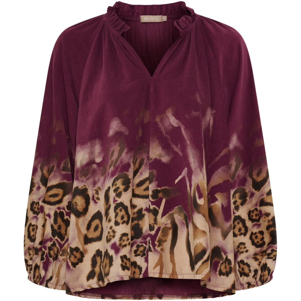 Marta du Chateau dame bluse MdcUna 004 - Prugna13