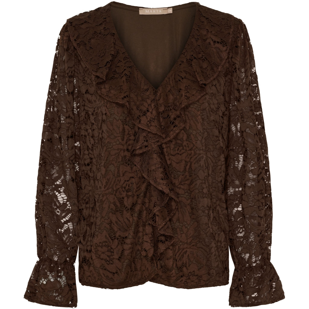 Marta du Chateau dame bluse MdcZara 7735 - Moro