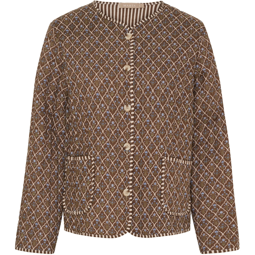 Marta du Chateau dame jakke MdcAvril 86567 - Brown