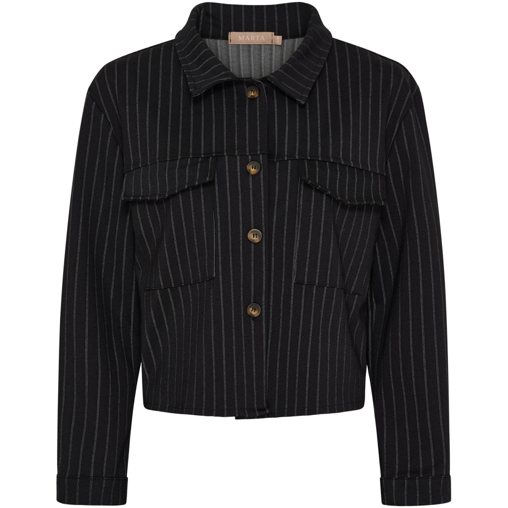 Marta du Chateau dame jakke MdcOpal 83769 - Black6