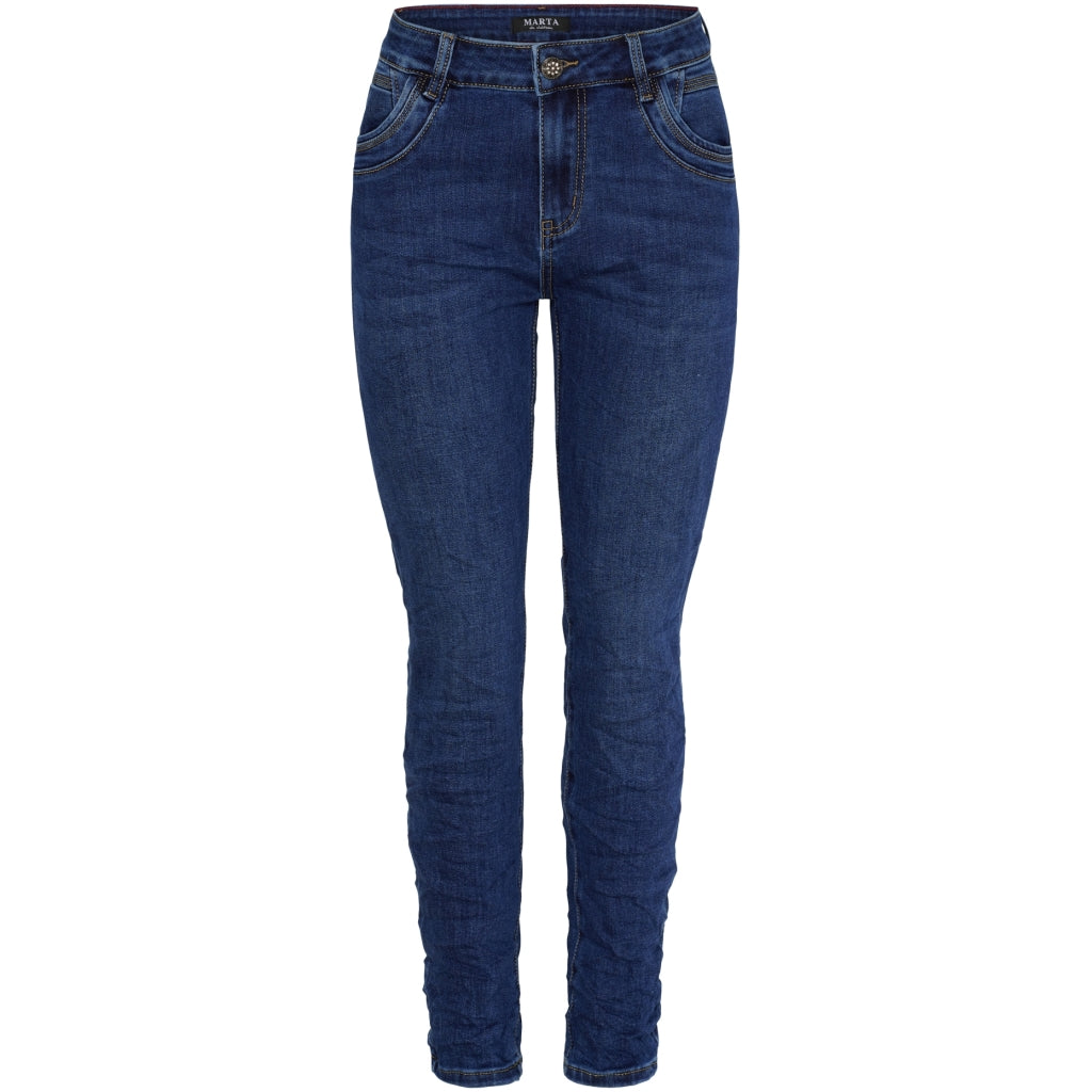 Marta du Chateau dame jeans MdcAmaya MDC216-26197 - Denim