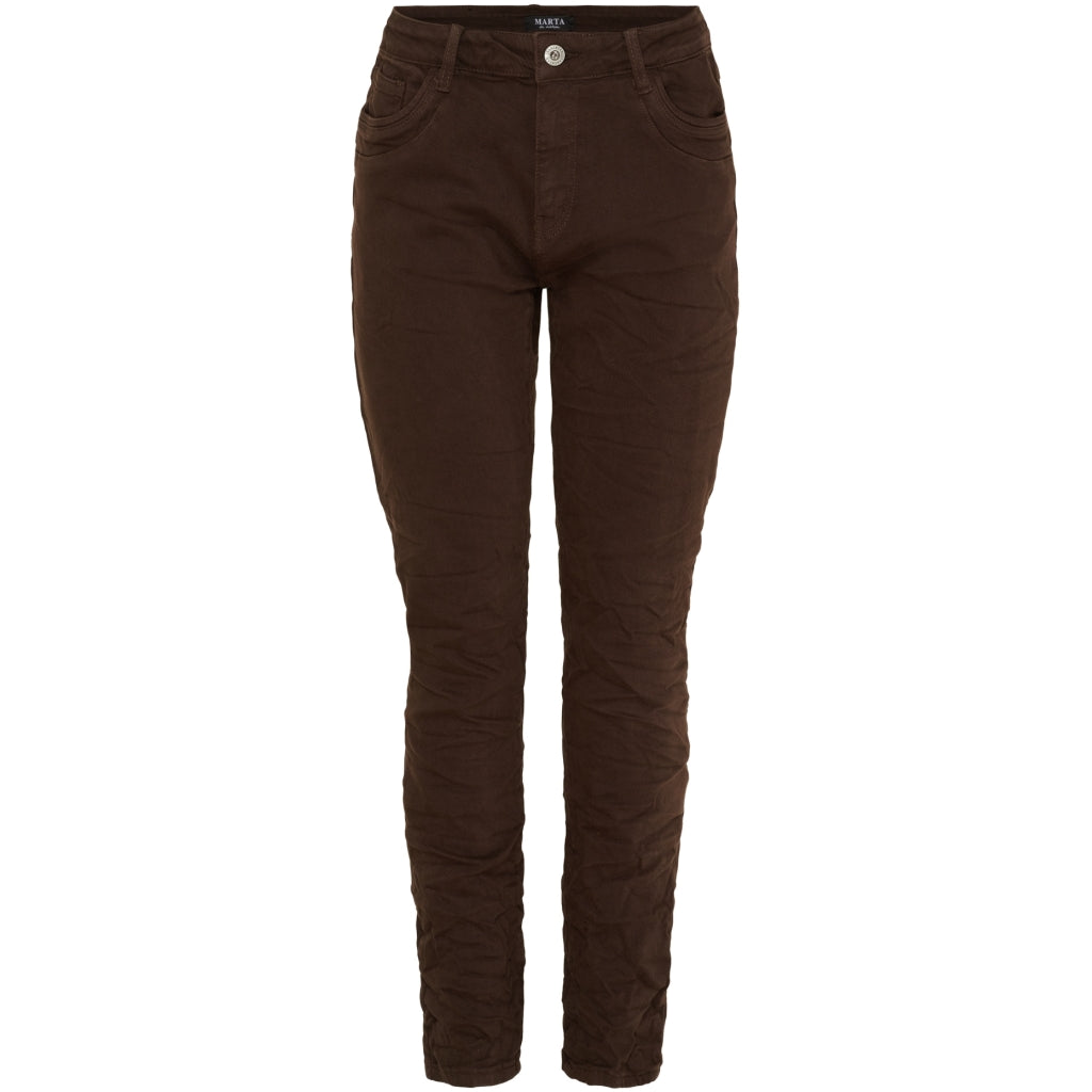 Marta du Chateau dame jeans MdcNora MDC229-8711 - Brown