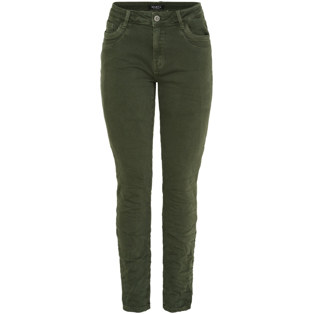 Marta du Chateau dame jeans MdcNora MDC229-8711 - Military