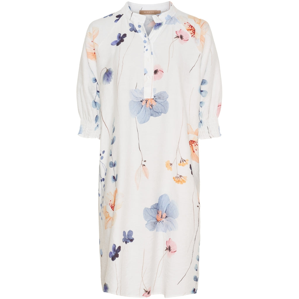 Marta du Chateau dame kjole MdcAmelia 7122 - Bianco1373tpq