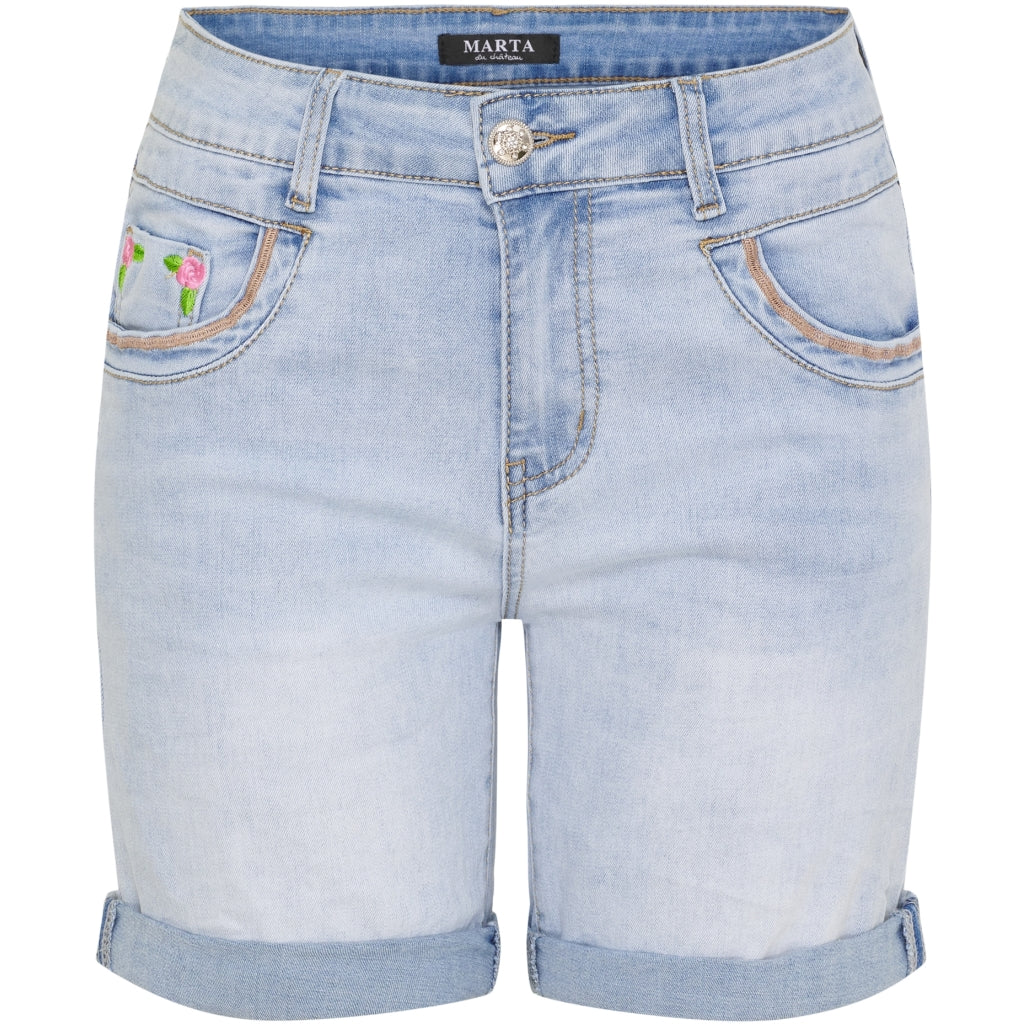 Marta du Chateau dame shorts MdcHilma MDC205-26104 - Denim