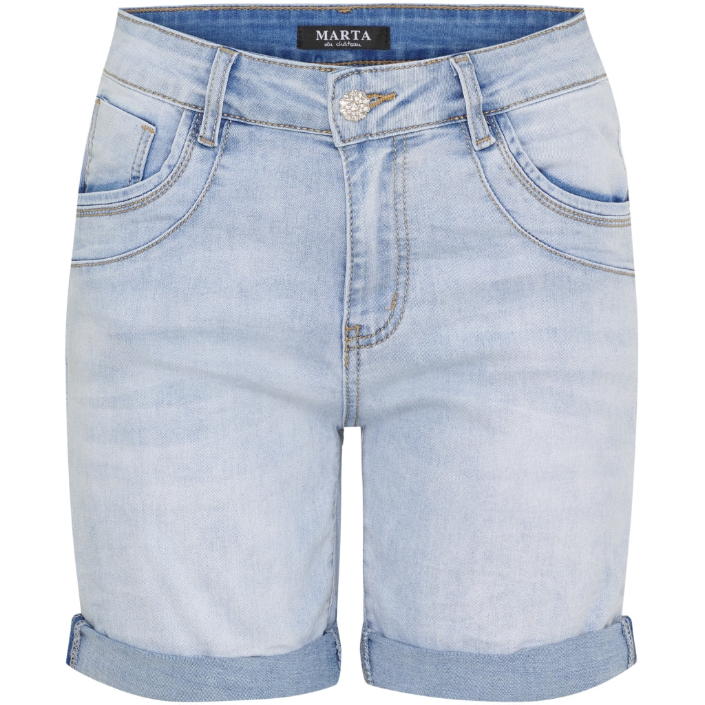 Marta du Chateau dame shorts MdcKaia MDC207-26106 - Denim
