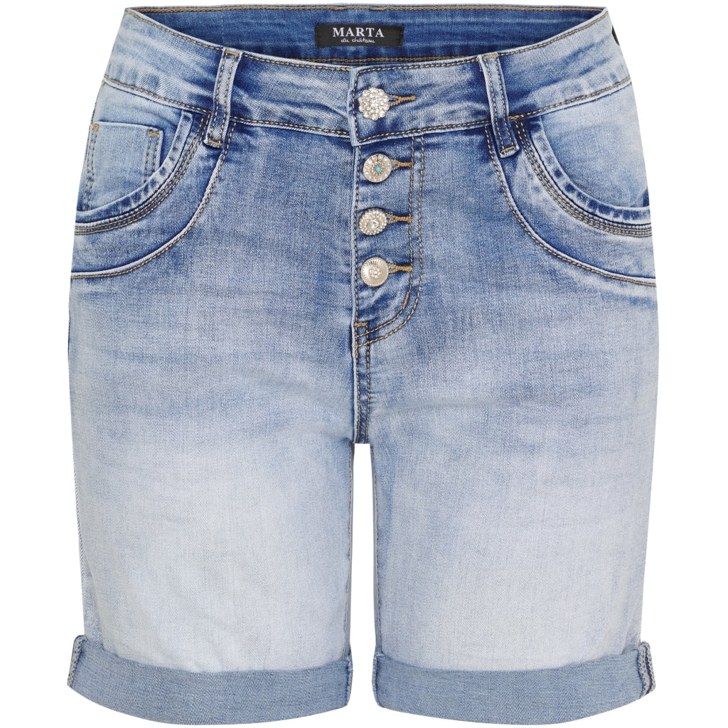 Marta du Chateau dame shorts MdcRagna MDC210-26149 - Denim