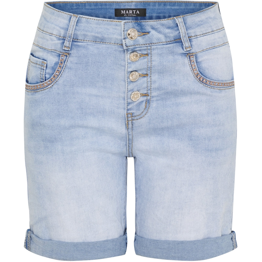Marta du Chateau dame shorts MdcTove MDC209-26105 - Denim